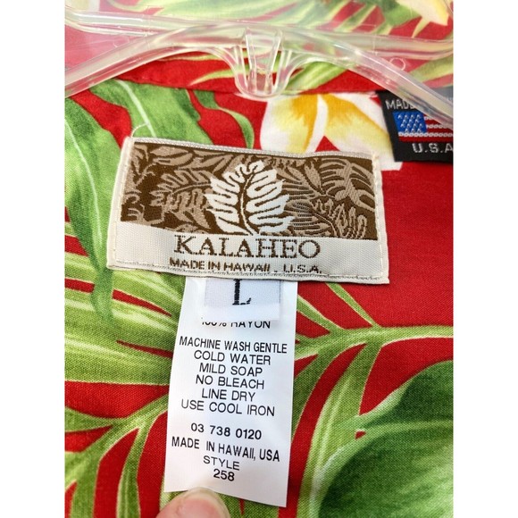 Kalaheo Made in Hawaii Men's Size Large,  Hawaiian ,Shirt vintage - Picture 9 of 16